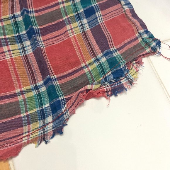 Maison Scotch Checkered Plaid Flannel Shirt with Beaded Applique ASO Clary Fray - Picture 6 of 14